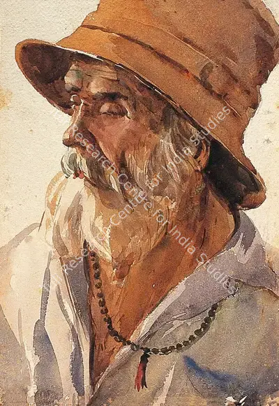 Kanwal Krishna (Artist), Explorer, 1951, Painting