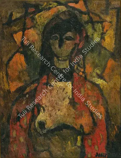 V.S. Gaitonde (Artist), Untitled, 1955, Painting