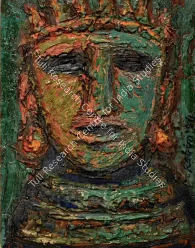 Rabin Mondal (Artist), King, 1994, Painting