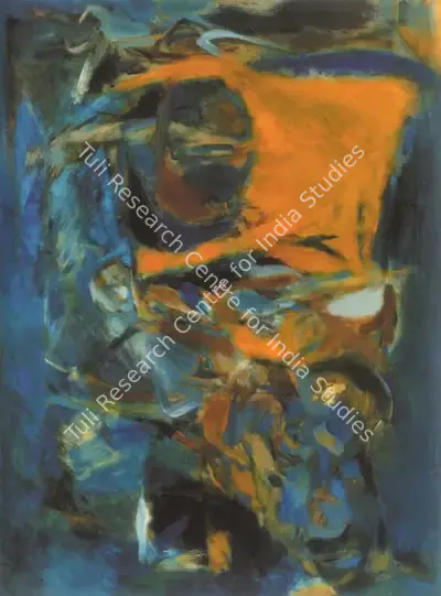 Tyeb Mehta (Artist), Trussed Bull, 1967, Painting