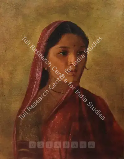 A.H. Muller (Artist), Portrait Of A Woman, Painting