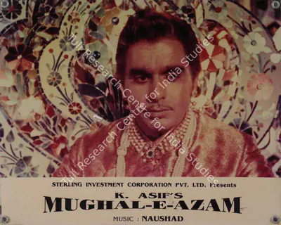 R.D. Mathur (Cinematographer), Mughal E Azam, 1960, Lobby Card