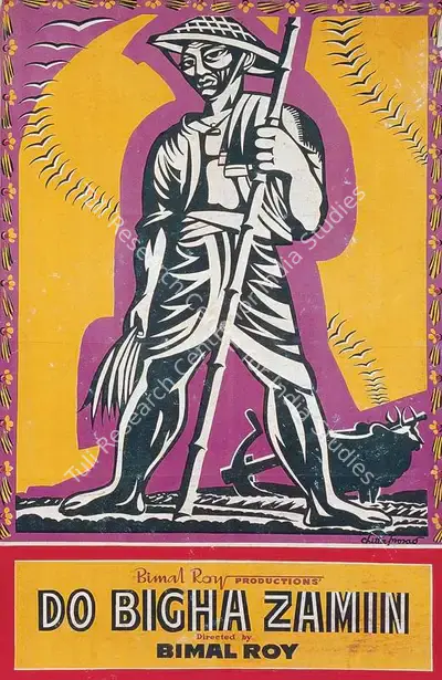 Bimal Roy (Producer), Do Bigha Zamin, 1953, Full Sheet Poster