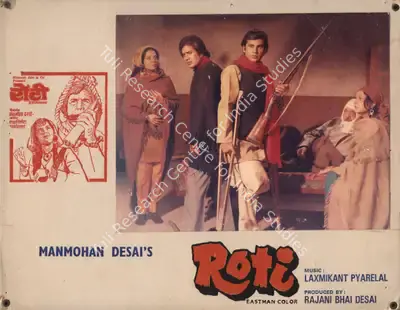 K. Vaikunth (Cinematographer), Roti, 1974, Photographic Still Mounted on Lobby Card