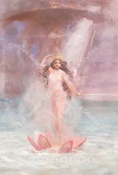A.H. Muller (Artist), Ganga Avtaran (The Descent Of The Goddess Ganga), Painting