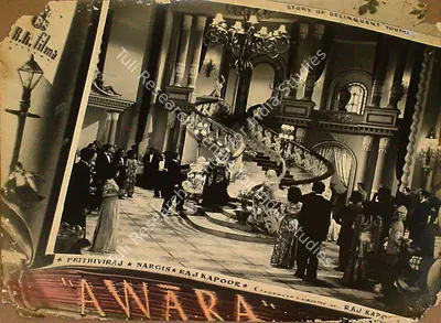 Radhu Karmakar (Cinematographer), Awara, 1951, Lobby Card