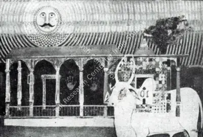 Ishwar Sagara (Artist), Temple, Painting