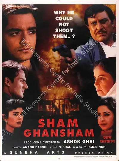 Ashok Ghai (Producer), Sham Ghansham, 1998, Full Sheet Poster