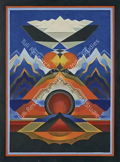 Santosh, G.R. (Artist). Untitled, 1991 | Painting, AG.Onl/02.09.23, 2023 · Asta Guru