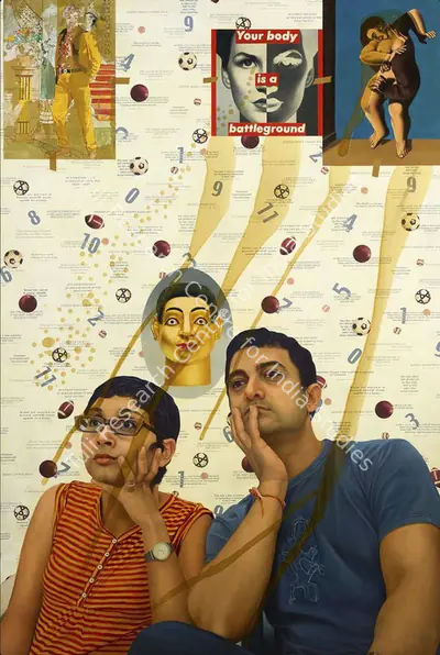 Atul Dodiya (Artist), The Titanic Days, 2010, Painting