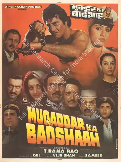 Gul (Producer), Muqaddar Ka Badshaah, 1990, Full Sheet Poster