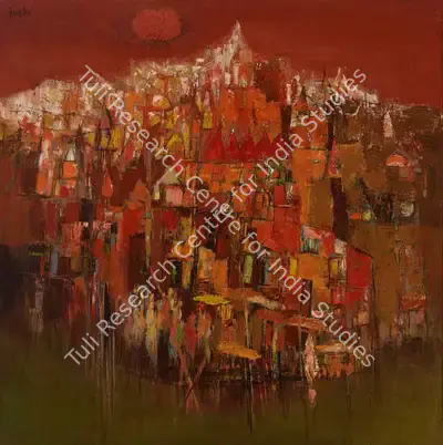 Arup Das (Artist), Untitled (Varanasi), 1985, Painting