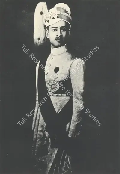 Raja Ravi Varma (Artist), H. H. Maharaja of Travancore, Dri Chitra Thirunal Bala Rama Varma, 1939, Painting