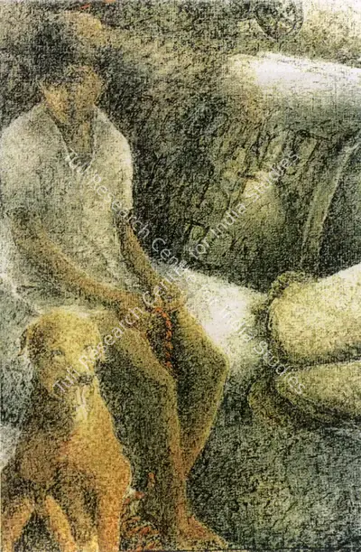Navjot (Artist), Hope II (Detail Of Diptych), Painting