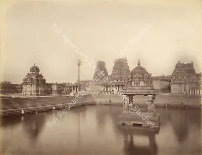 Studio Nicholas & Co. (Photographic Studio), Conjeeverum. General View from the tank, 1870, Antiquarian Photograph