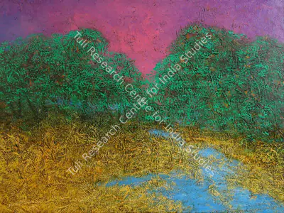 Paramjit Singh (Artist), Untitled (Landscape), 2015, Painting
