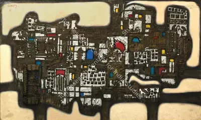 Piraji Sagara (Artist), Assemblage, 1966, Sculpture