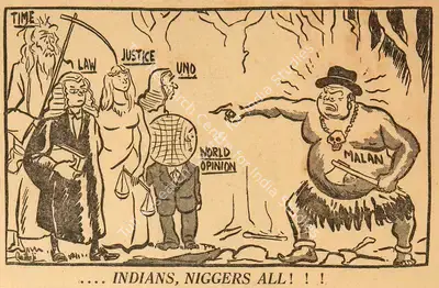 Basu Chatterjee (Cartoonist), Indians, Niggers All ! ! !, 1952, Cartoons