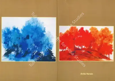 Anita Narain (Artist), Paintings, 2007, Solo Exhibition Invitation