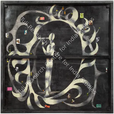 Atul Dodiya (Artist), Krishna Swallowing Forest Fire, 2010, Graphic Art