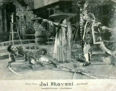Dhirubhai Desai (Director), Jai Bhavani, 1961, Lobby Card