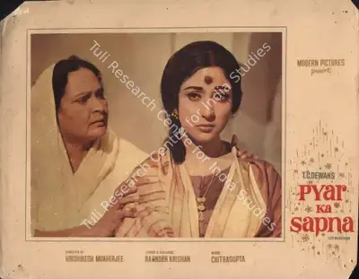 Jaywant Pathare (Cinematographer), Pyar Ka Sapna, 1969, Photographic Still Mounted on Lobby Card