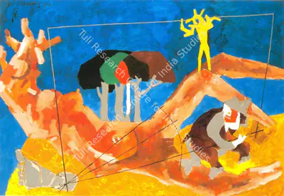 M.F. Husain (Artist), Shakti, 1970, Painting