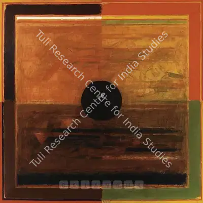 Raza, S.H. (Artist). Untitled. Acrylic on canvas, 1980 | Painting | FineArts | 00575754