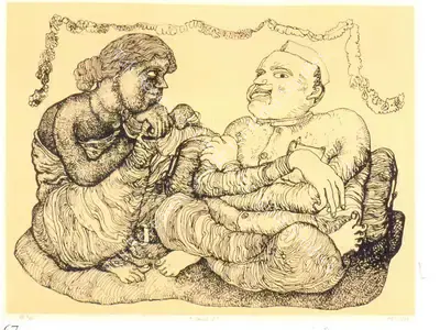 Chowdhury, Jogen (Artist). Untitled, n.d. | Drawing, So.NeY/05.12.00