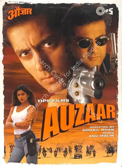 Kumar S. Taurani (Producer), Auzaar, 1997, Full Sheet Poster