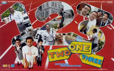 Kumar Mangat (Producer), One Two Three, 2008, Lobby Card