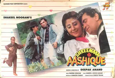 Shakeel Noorani (Producer), Shreemaan Aashique, 1993, Lobby Card
