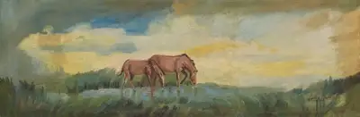 Sailoz Mookherjea (Artist), Untitled, 1940, Painting