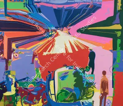George Martin (Artist), Conducted Full Stop, 2008, Painting