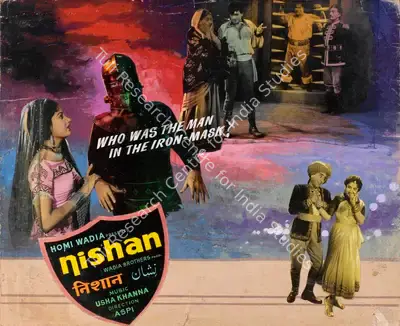 Homi Wadia (Producer), Nishan, 1965, Showcard