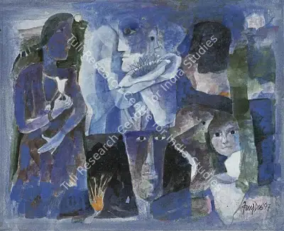Arup Das (Artist), Untitled, 1997, Painting