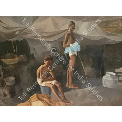 B. Vithal (Artist), Untitled, 1986, Painting