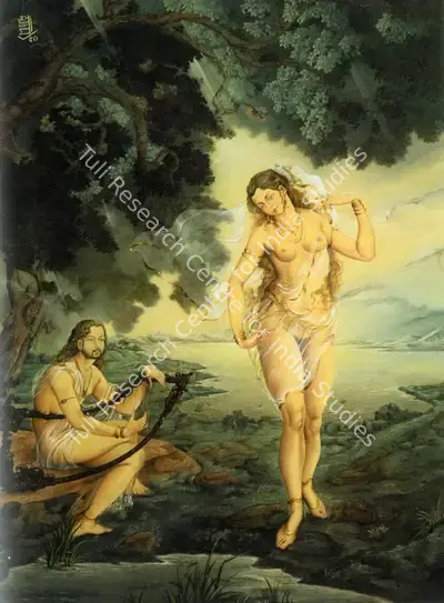 Pranay Ranjan Roy (Artist), The Musician & His Muse, Painting
