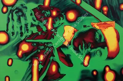 T.V. Santhosh (Artist), Scars, Scars, Scars!, 2007, Painting