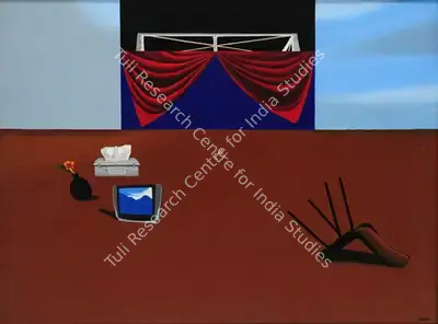 Babu Eshwar Prasad (Artist), Show must go on, 2005, Painting