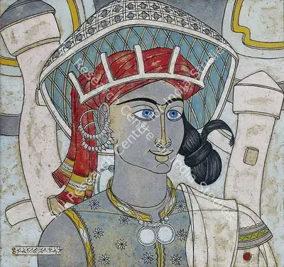 A.A. Almelkar (Artist), Untitled, 1960, Painting