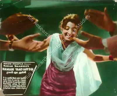 Kidar Sharma (Director), Hamari Yaad Aayegi, 1961, Lobby Card