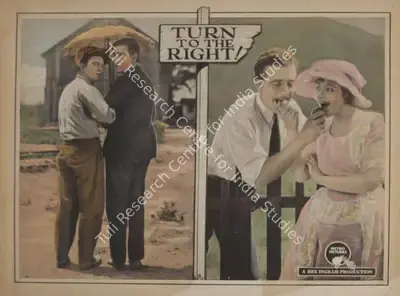 Rex Ingram (Director), Turn to the Right!, 1922, Lobby card