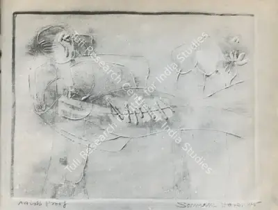 Somnath Hore (Artist), Untitled, 1965, Painting