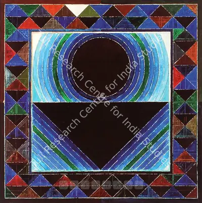 S.H. Raza (Artist), Germination, 1998, Painting