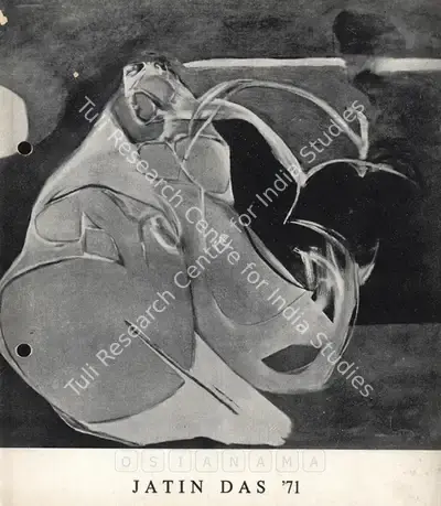 Jatin Das (Artist), Jatin Das '71, 1971, Solo Exhibition Catalogue