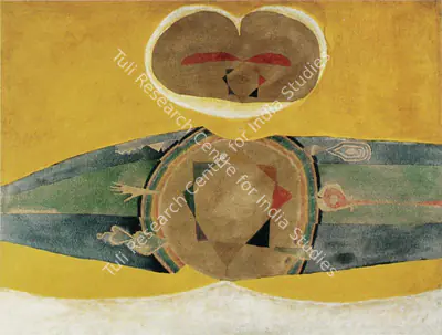 Prabhakar Barwe (Artist), Anatomy of a Mystic Star, 1969, Painting