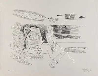 Jatin Das (Artist), Untitled, 1966, Graphic Art