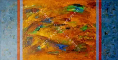 Dinesh Pandya (Artist), Untitled (Composition), 1991, Painting