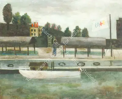 Ivan Peries (Artist), Greenwich Pier, Painting